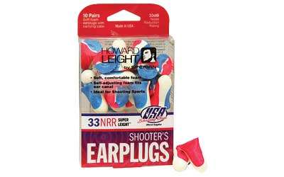 Safety Protection Howard Leight Super Leight H/L USA PLUGS 10PR RED/WHITE/BLUE